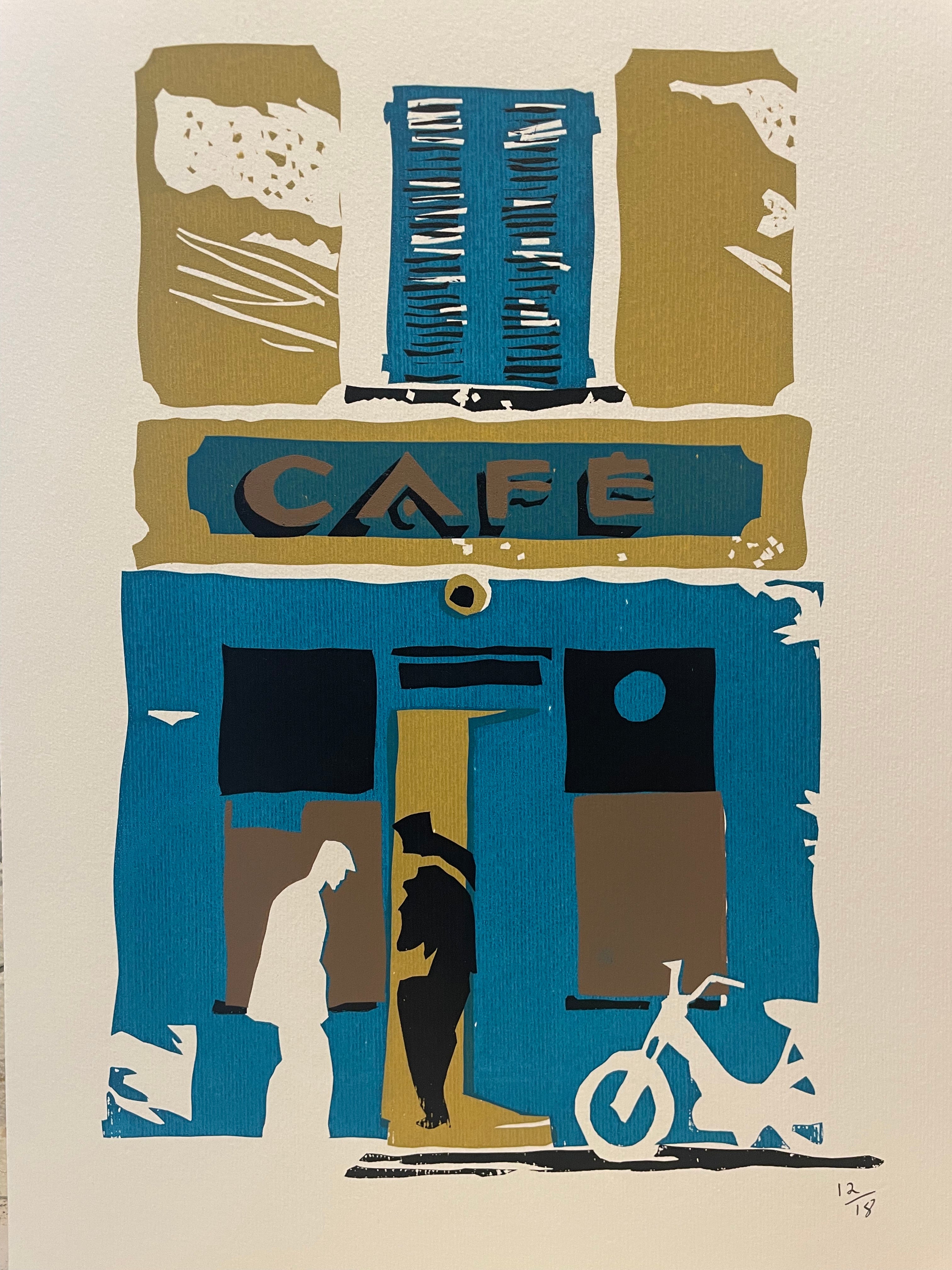 French Cafe Screen Print